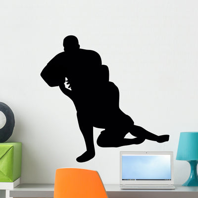 Players Tackle Football Wall Decal shown on a wall