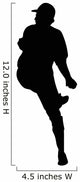 Pitcher Baseball Wall Decal