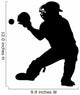 Catcher's Home Baseball Wall Decal