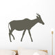 Brown Animal Silhouette Antelope Wall Decal