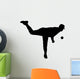 Pitcher Throws Baseball Wall Decal