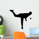 Pitcher Throws Baseball Wall Decal