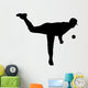 Pitcher Throws Baseball Wall Decal