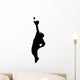 Fly Ball Baseball Wall Decal