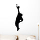 Fly Ball Baseball Wall Decal