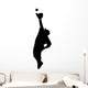 Fly Ball Baseball Wall Decal