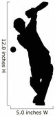 Cricket Batter Wall Decal