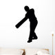 Sports Silhouettes Cricket Wall Decal