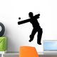 Hitting Cricket Batter Wall Decal