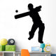 Hitting Cricket Batter Wall Decal