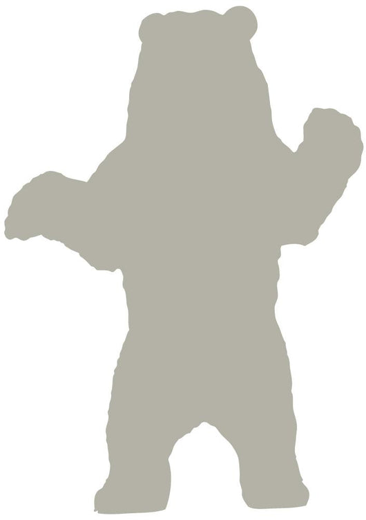 Silhouette Bear Light Brown Wall Decal
