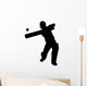 Hitting Cricket Batter Wall Decal