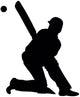 Cricket Sports Silhouette Wall Decal
