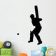 Sports Batter Cricket Wall Decal