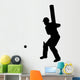 Sports Batter Cricket Wall Decal
