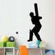 Sports Batter Cricket Wall Decal