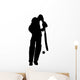 Sports Cricket Silhouette Wall Decal