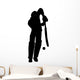 Sports Cricket Silhouette Wall Decal