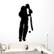 Sports Cricket Silhouette Wall Decal