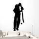 Sports Cricket Silhouette Wall Decal