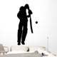 Cricket Sports Silhouette Wall Decal