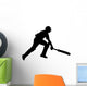 Diving Cricket Player Wall Decal