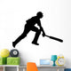 Diving Cricket Player Wall Decal