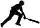 Diving Cricket Player Wall Decal