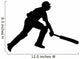 Diving Cricket Player Wall Decal