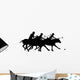 Polo Jockeys and Ponies Wall Decal
