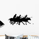 Polo Jockeys and Ponies Wall Decal