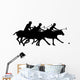 Polo Jockeys and Ponies Wall Decal
