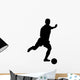 Soccer Silhouette Kicker Wall Decal