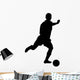 Soccer Silhouette Kicker Wall Decal