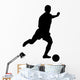 Soccer Silhouette Kicker Wall Decal