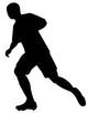 Sports Silhouette Soccer Wall Decal