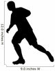 Sports Silhouette Soccer Wall Decal