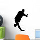 Black Soccer Silhouette Wall Decal