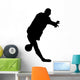 Black Soccer Silhouette Wall Decal