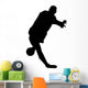 Black Soccer Silhouette Wall Decal
