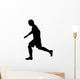 Running Soccer Player Wall Decal