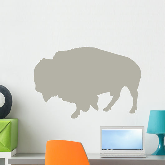Beige Bison Wall Decal