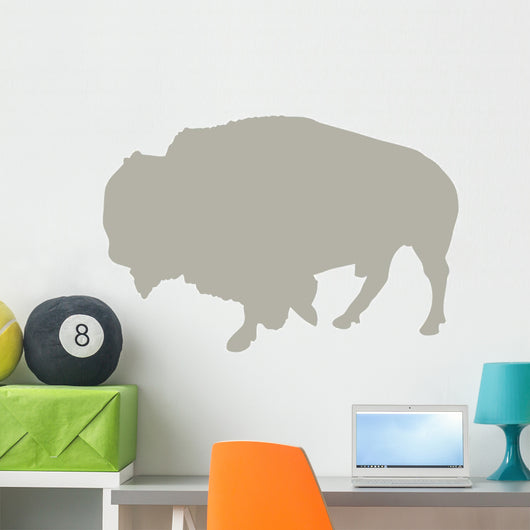 Beige Bison Wall Decal