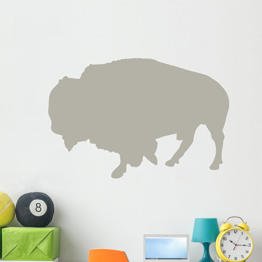 Beige Bison Wall Decal