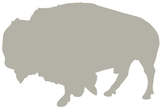 Beige Bison Wall Decal