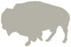 Beige Bison Wall Decal
