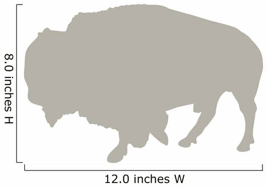 Beige Bison Wall Decal