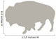 Beige Bison Wall Decal