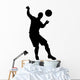 Head Bump Soccer Wall Decal