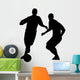 Playing Soccer Wall Decal